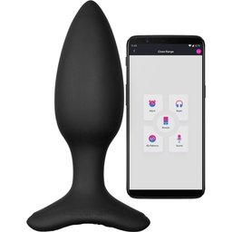 Hush 2 Plug Anal Petit Contrôlé par Application 12 cm