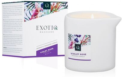 Bougie de massage rose violette - 60 g