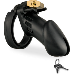 Cage à pénis en silicone et 5 anneaux Medusa