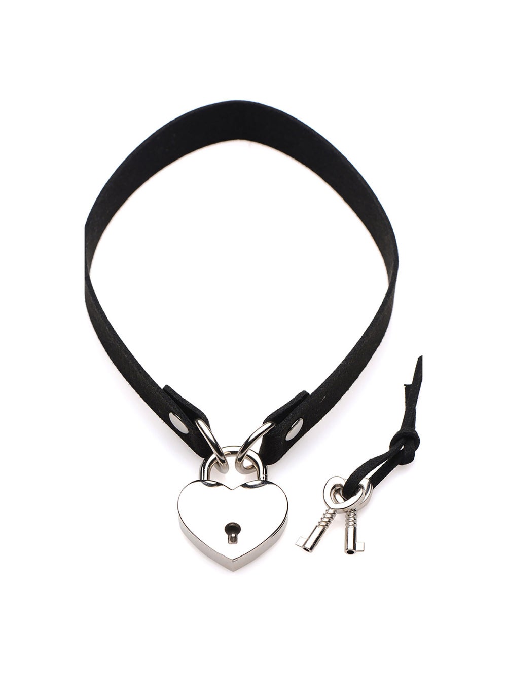 Collier Choker avec Cadenas Coeur Lock-It