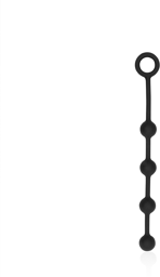 Chaine Anal Silicone Balles - Small - Black