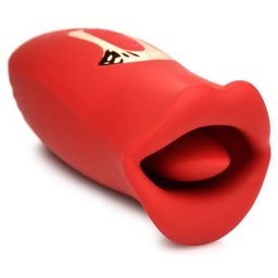 Baiser + Stimulateur de Baiser Vibrant - Rouge
