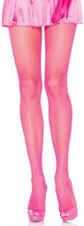 Collant en Résille Nylon Rose Fluo Rose fluo