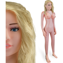 Poupée gonflable sexuelle réaliste blonde Marion