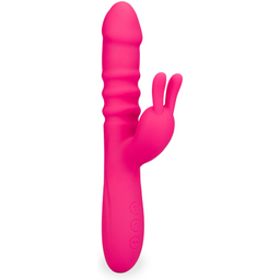 Vibromasseur rabbit va-et-vient et vibrations Love Zone