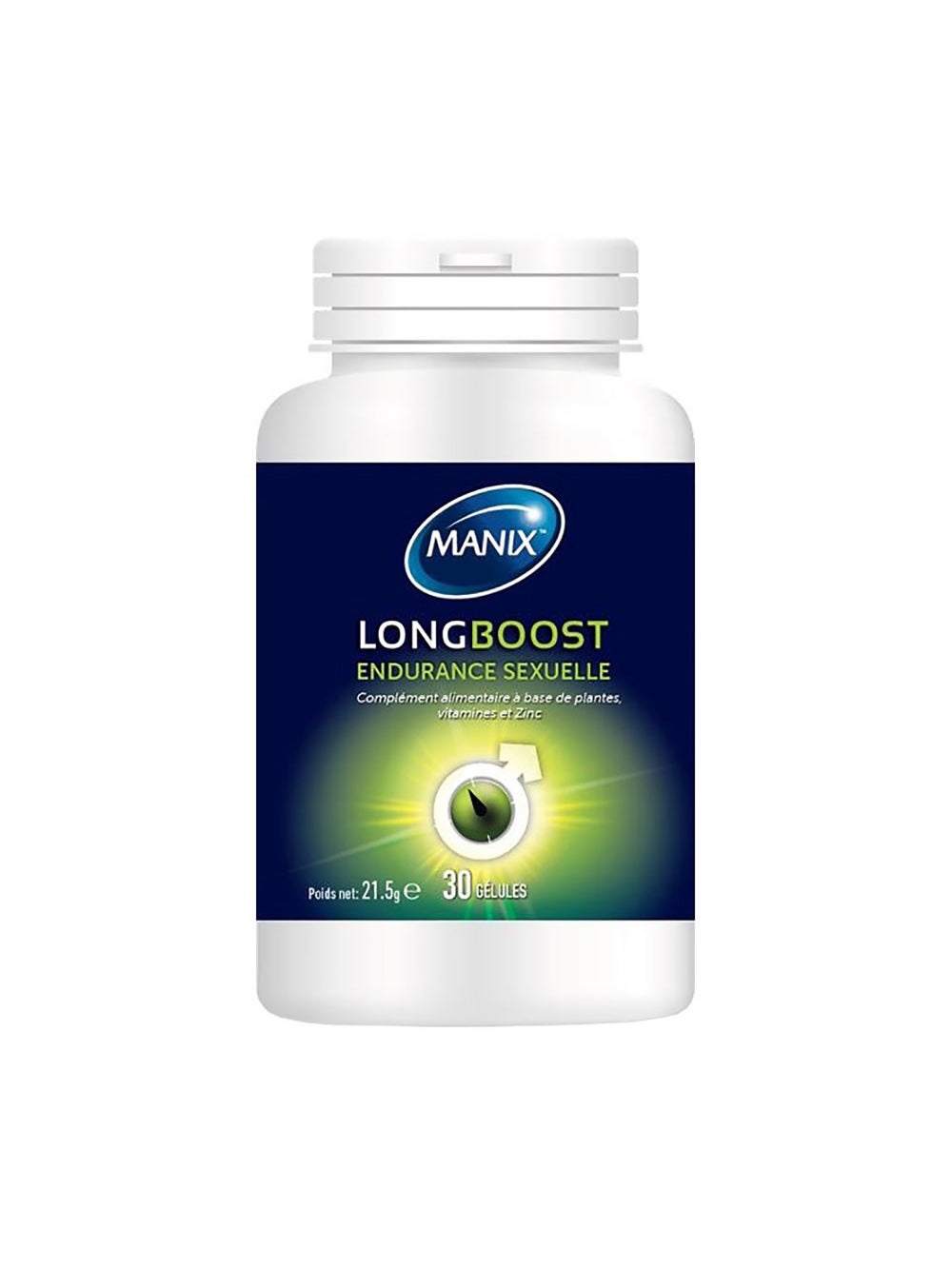 Stimulant sexuel naturel Manix LongBoost 30 gélules