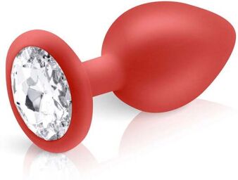 Plug Anal Silicone Bijou Cloud M Rouge