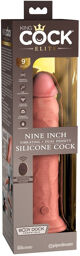 Vibromasseur réaliste 24,8 cm avec double densité en silicone et télécommande