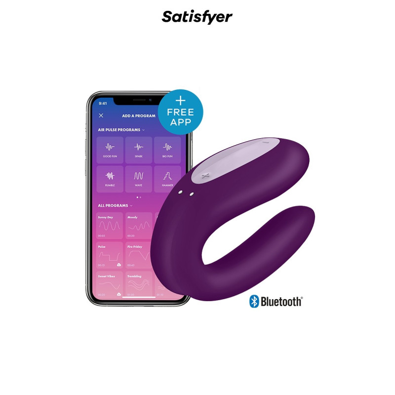 Stimulateur Double Joy violet