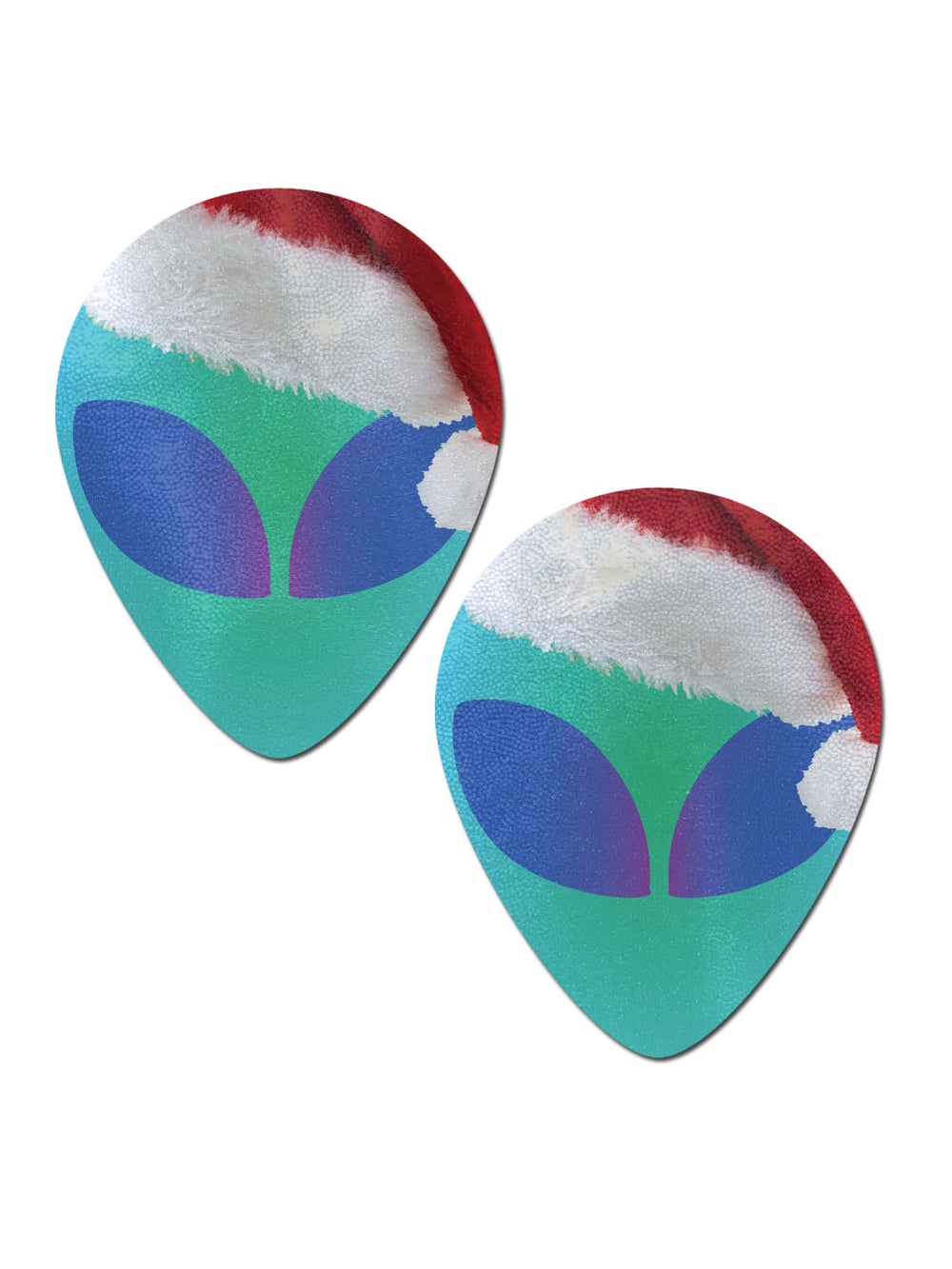 Caches-Tétons Alien Père Noël