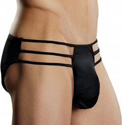 Slip Cage Brief Noir