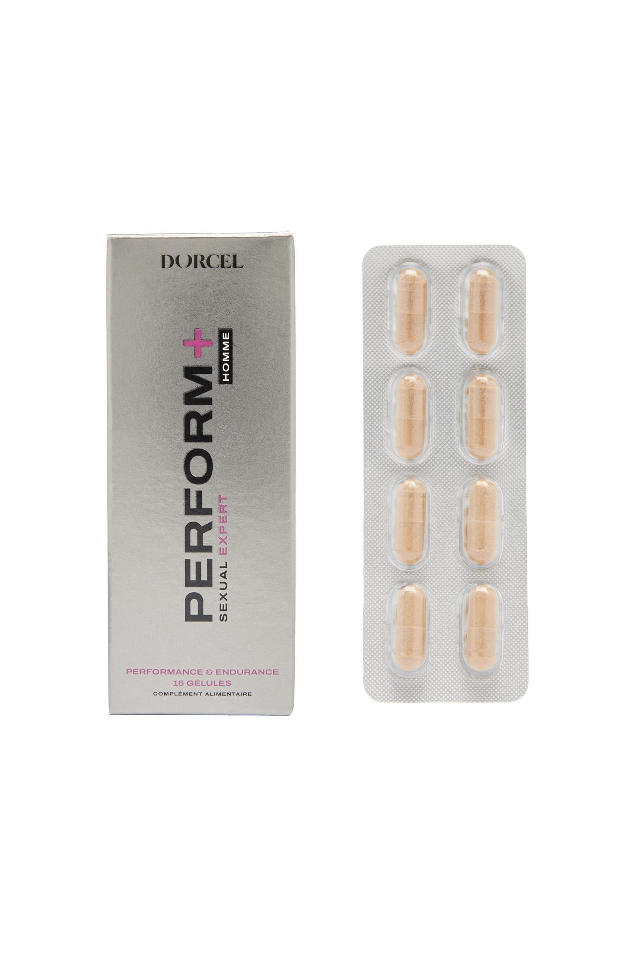 Complément alimentaire Perform + à base de Gingseng, Vitamine C et Vitamine B3