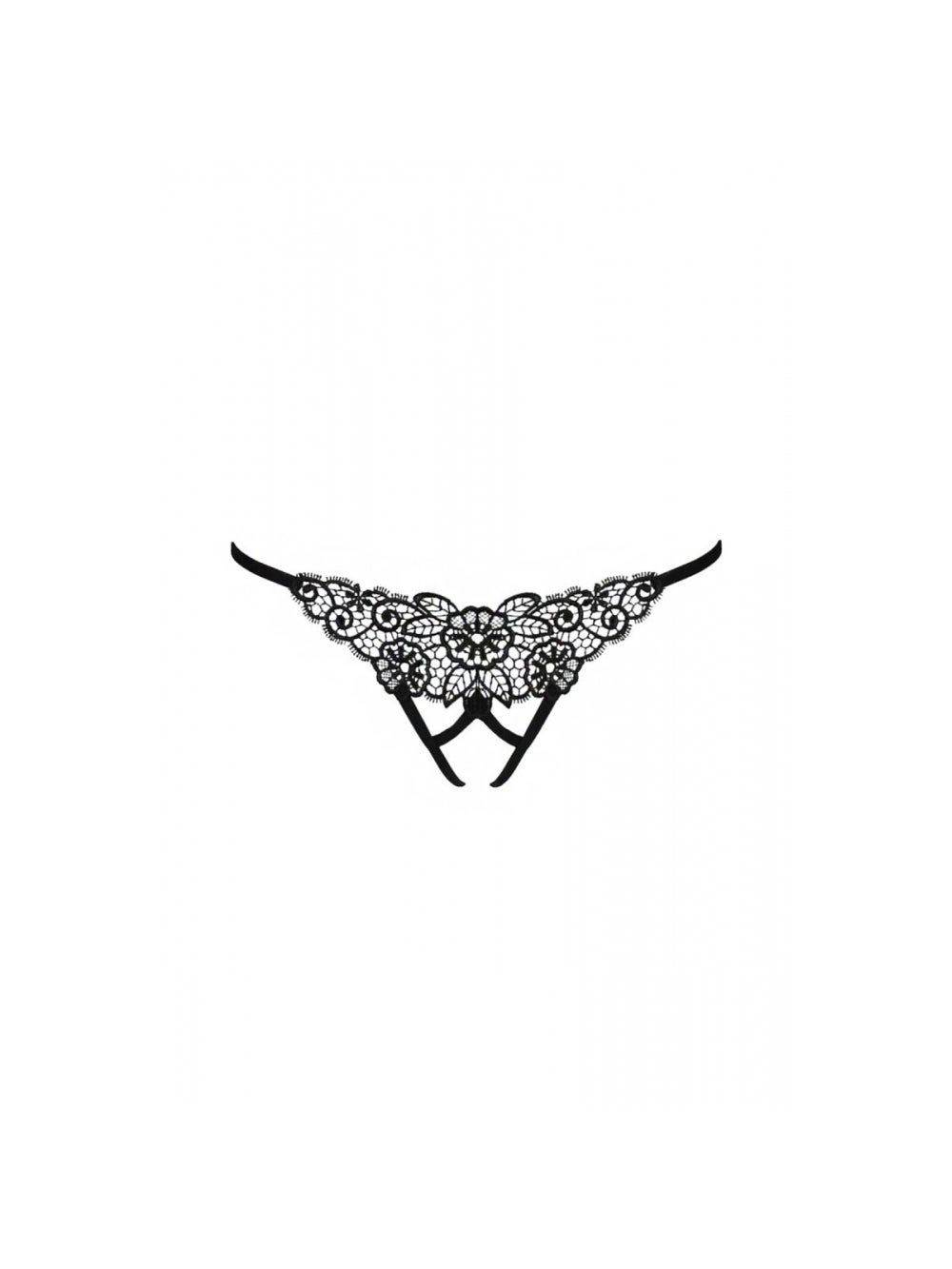 String Ouvert Violante Noir