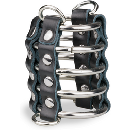 Cage de chasteté cuir pour pénis