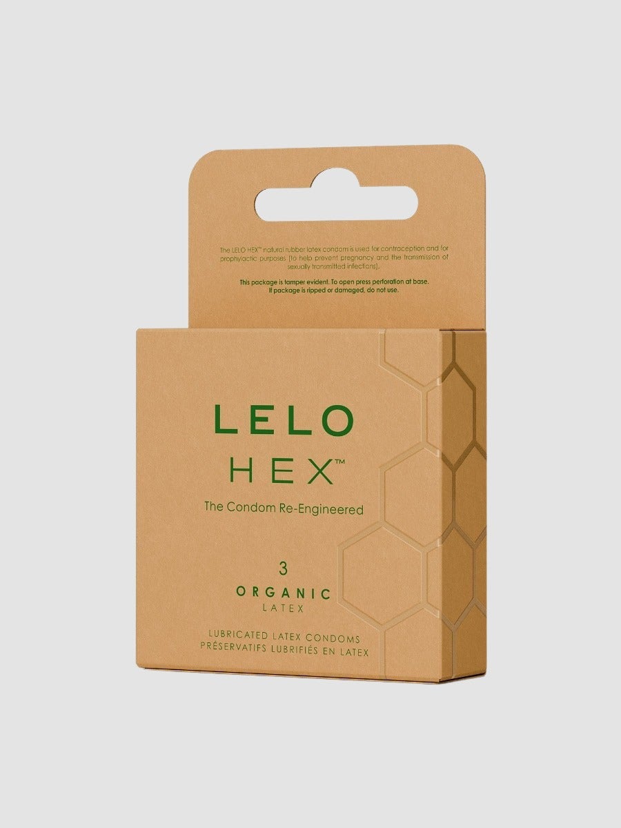 Préservatifs LELO Hex Organic boîte de 3