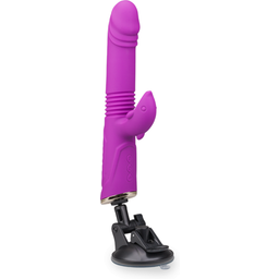 Vibromasseur rabbit va-et-vient avec ventouse Flip