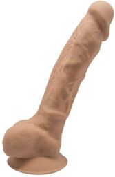 Gode avec Testicules 23 cm Model 1 Chair beige