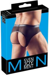 Slip échancré homme Noir