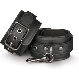 EasyToys - Menottes en similicuir - Noir