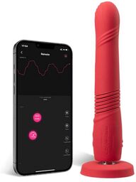 Vibromasseur Connecté Va-et-vient Gravity Rouge