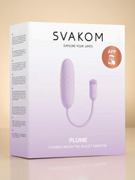 Vibromasseur bullet flexible Plume
