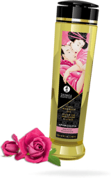 Huile de massage aphrodisiaque à la rose 240ml
