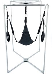 Kit Sling Tissu Triangle Noir Armature Grise