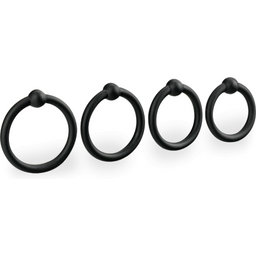 Set de 4 anneaux en silicone avec boule