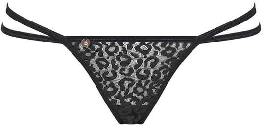 Pantheria string black perles Noir