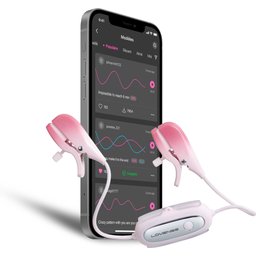 Pinces à Seins Vibrantes Connectées Gemini