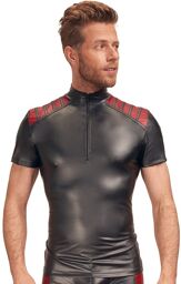 Tee shirt Noir et rouge Noir