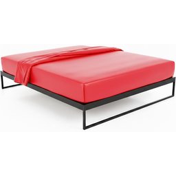 Drap en vinyle 200 x 230 cm - Rouge