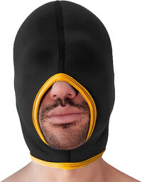 Cagoule Face Fucker Noire-Jaune