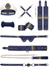 Kit Bondage Sailor 9 Pièces Bleu