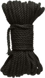 Corde de Bondage en Chanvre - 15 m - Noire