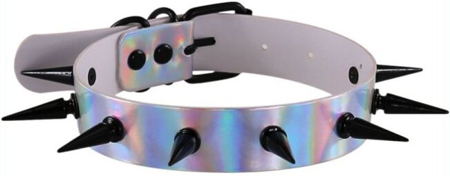 Collier à pointes Piky Laser Argenté