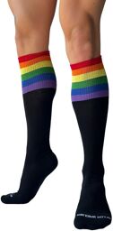 Chaussettes hautes Pride Football Noires