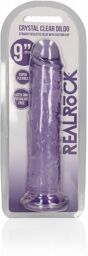 Realiste Dildo Jelly Suction Cup - 23 cm - Purple