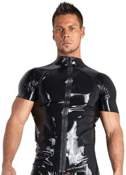 Tee Shirt en Latex avec Zip