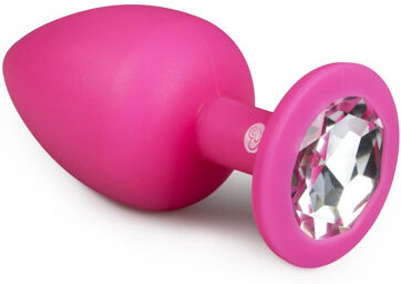 Plug diamant grand format - Rose