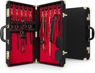 Valise de bondage 11 pièces - Cuir PU
