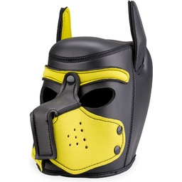 Cagoule de chien en néoprène museau coloré Puppy Play Kinky