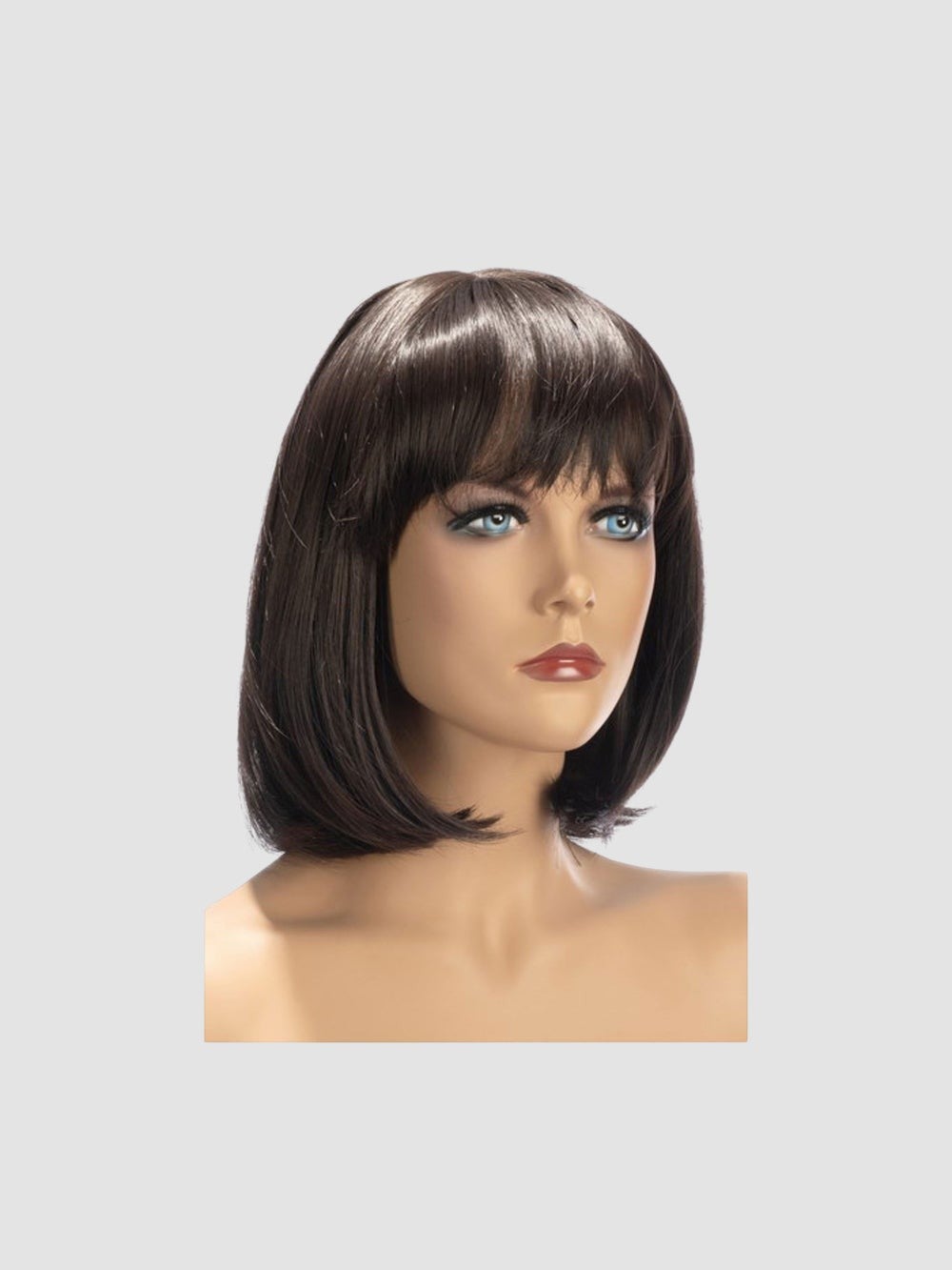 Perruque Carré Frange Camila Châtain