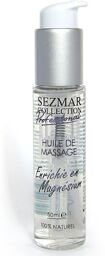 Huile de massage professionnelle Enrichie en Magnésium 100% naturelle 50 ml