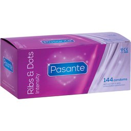 Intensity Ribs & Dots Préservatifs 144 pcs