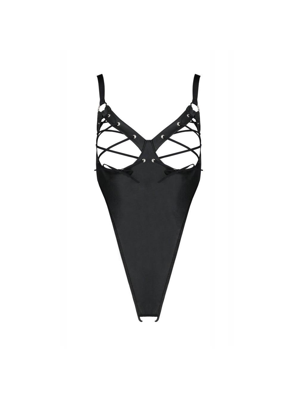 Body Ouvert Celine Leather Collection Noir