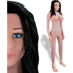 Poupée gonflable brune vagin anus Jessica
