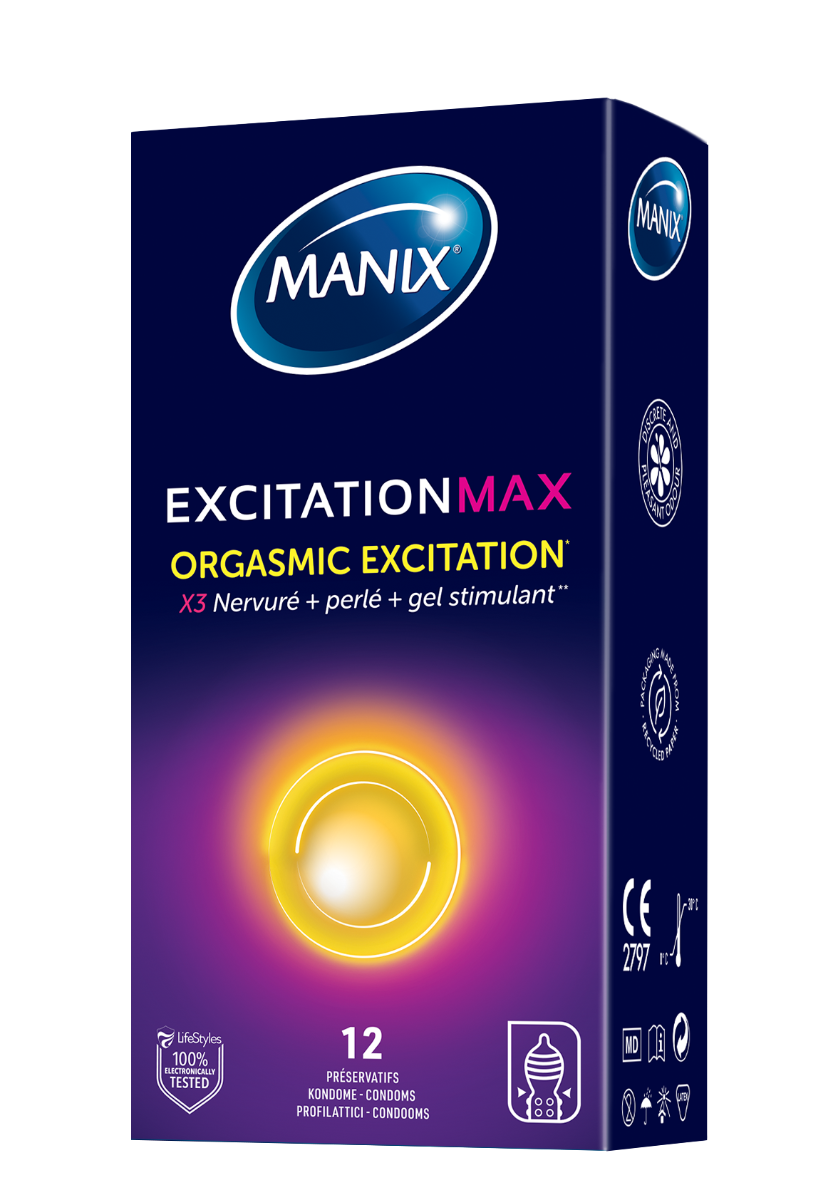 Préservatifs excitation max 12