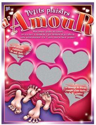 Carte à Gratter Petits Plaisirs d'Amour Violet