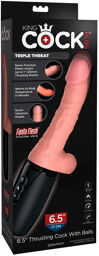 Vibromasseur réaliste avec fonction va-et-vient 27 cm